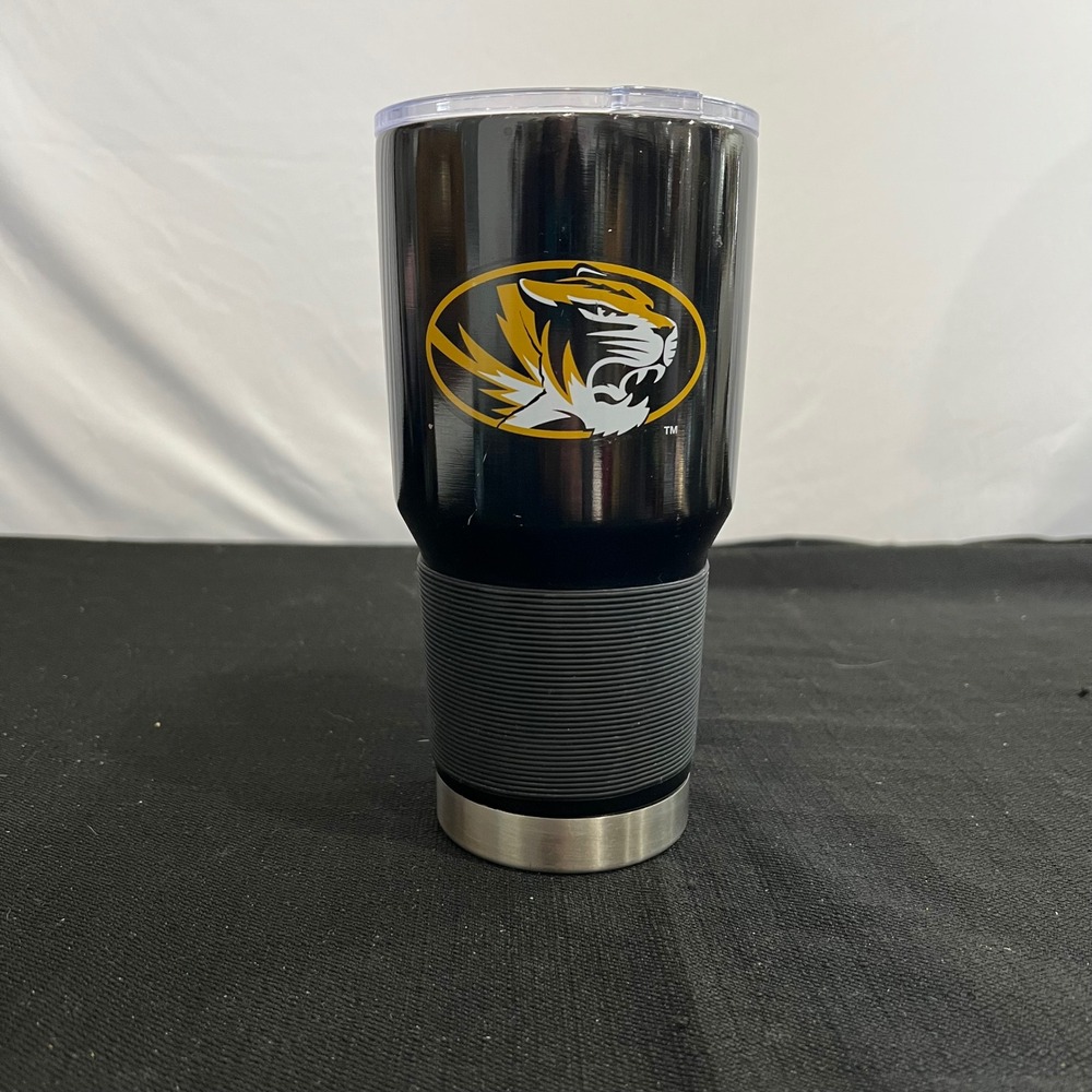 Mizzou Missouri Tigers Celter Brands Black Insulated Stainless Steel Tumbler Cup